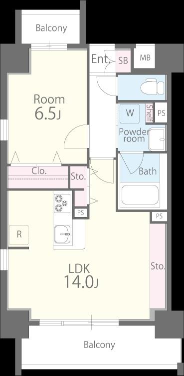 ツインアウルズ 間取り図
