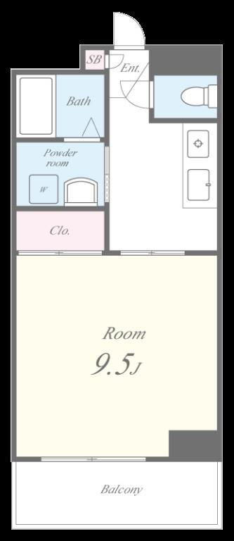 ライジングヴィラ葵 間取り図