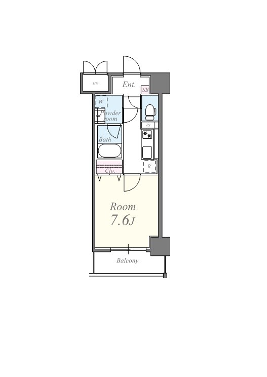 リベルティア 間取り図