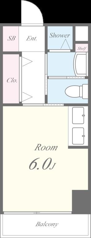 ロイヤルハイツ新深江 614号室 間取り