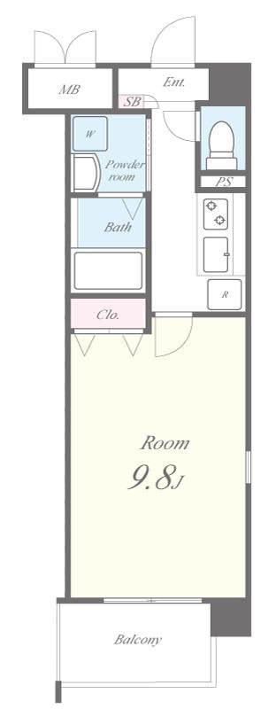 シェリール ラヴィ 間取り図