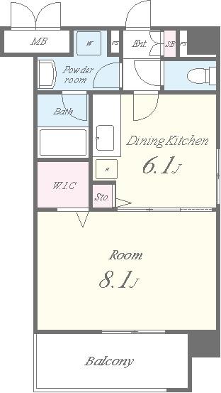 アスリート東延末 間取り図