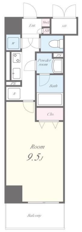 プライム大阪城北 間取り図