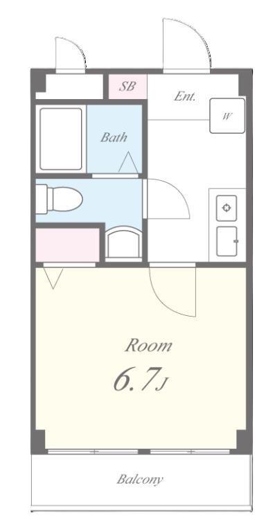 Delight門真 間取り図