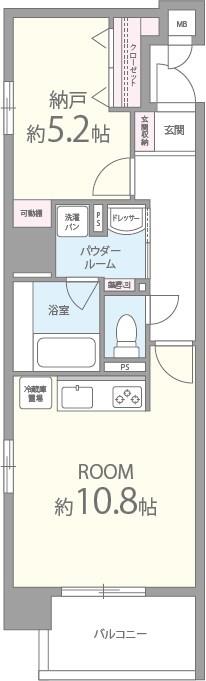 huit arbre上町台 間取り図