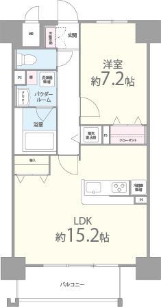 パレー ブランシェ 1003号室 間取り