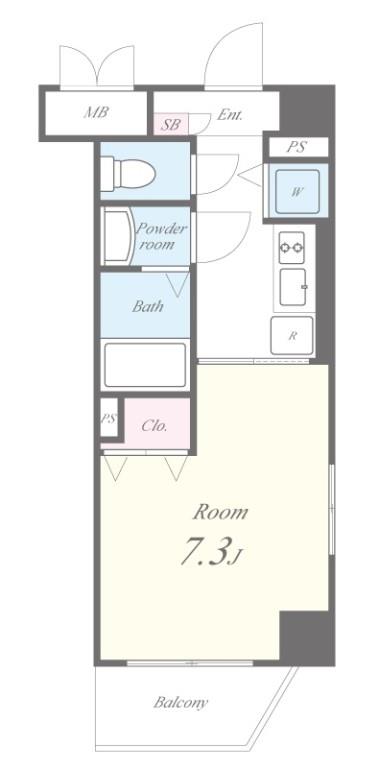 ラ・フロル 間取り図