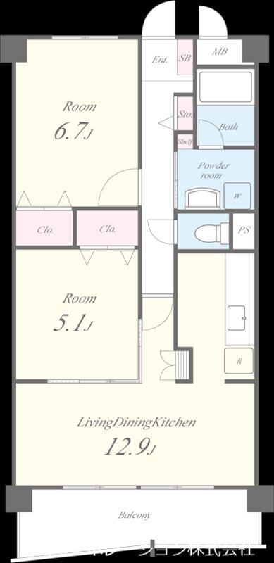 リヴィエール 間取り図
