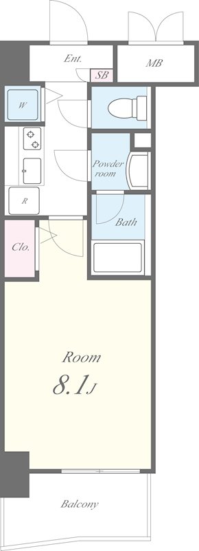 プランドール藤沢 間取り図