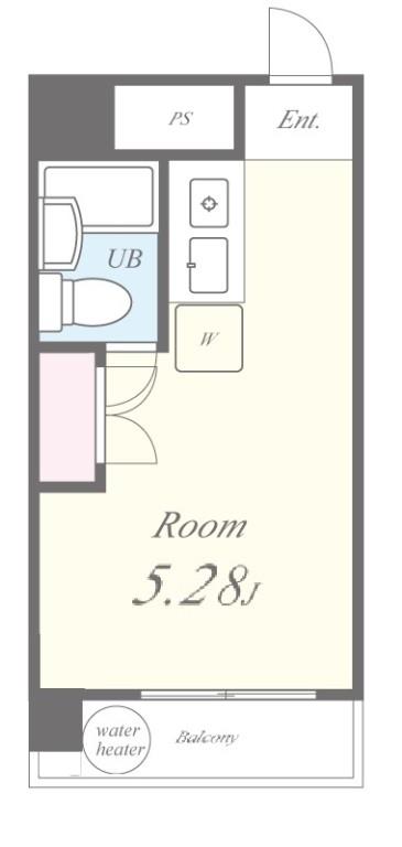 セジュール田町 間取り図