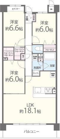 槻（ケヤキ） 間取り図