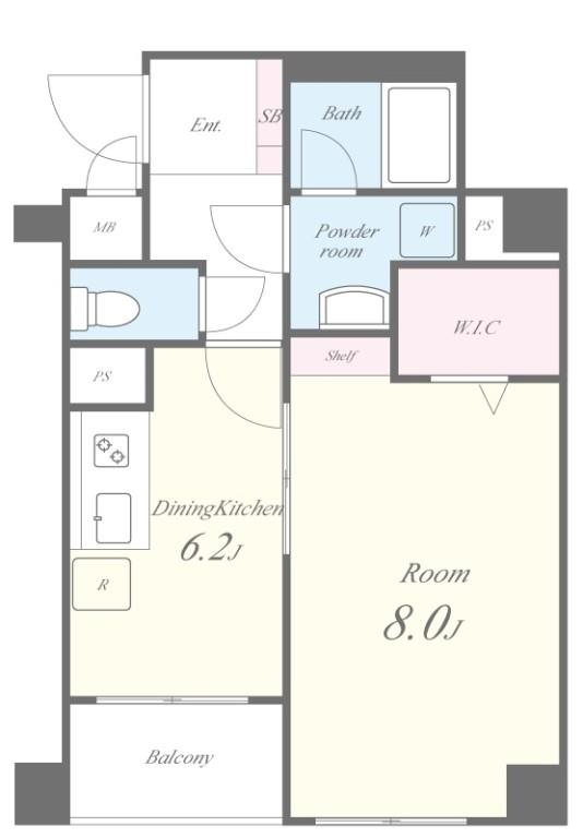 幸永ﾏﾝｼｮﾝ 間取り図