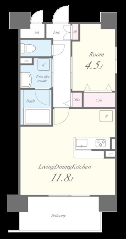 Eastern Wells（イースタン　ウェルス） 301号室 間取り