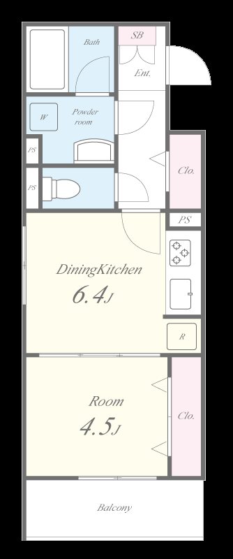 ローレル 間取り図