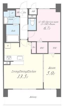 ディエスベアティ久宝寺口 間取り図