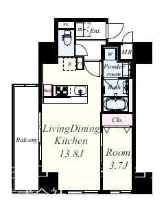 MBC RESIDENCE 間取り図