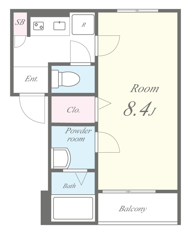 メゾン上七軒 間取り図