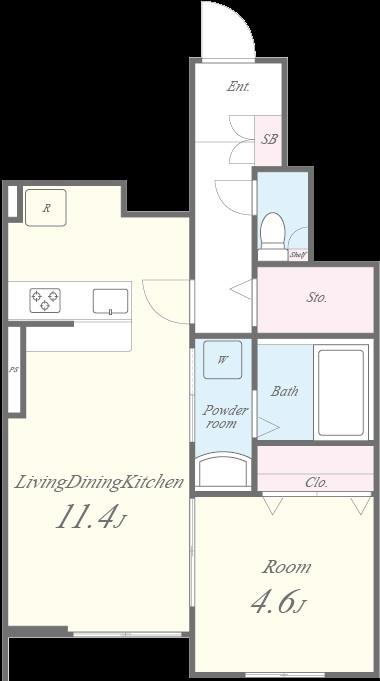 メビウス大橋 間取り図