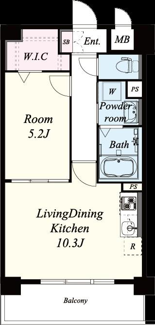 ブランシェ駅南 間取り図