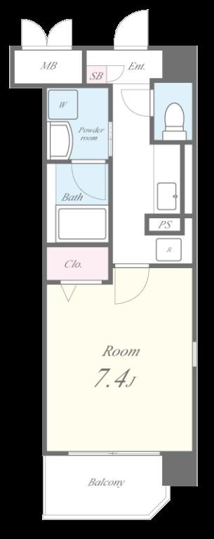 ソレアードコート 間取り図