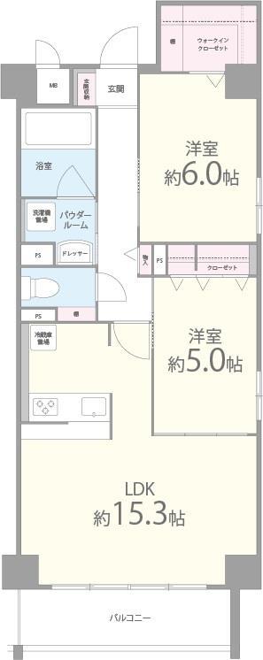 ルミウス88 間取り図