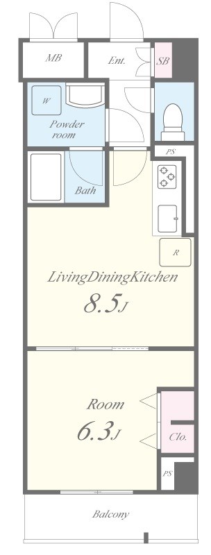 JPT RESIDENCE 間取り図