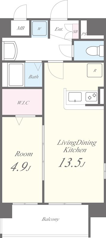 ノース ストリート湘南 C-X 間取り図