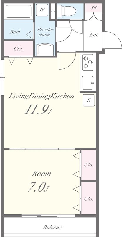 OHANA HOUSE 間取り図