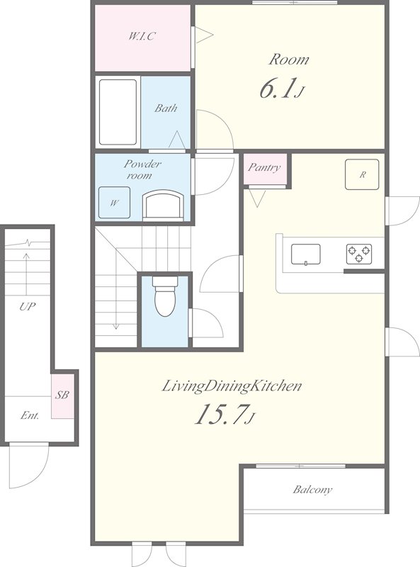 ルーセント湘南 間取り図