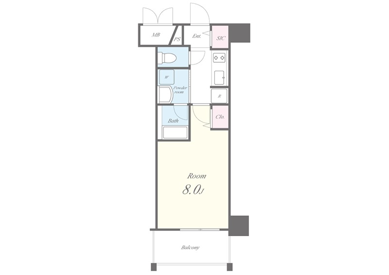 セイワパレス深江橋駅前 405号室 間取り