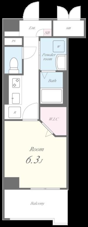 Pisces東比恵(ピスケス東比恵) 間取り図