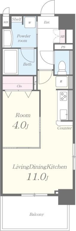 江坂 和 間取り図