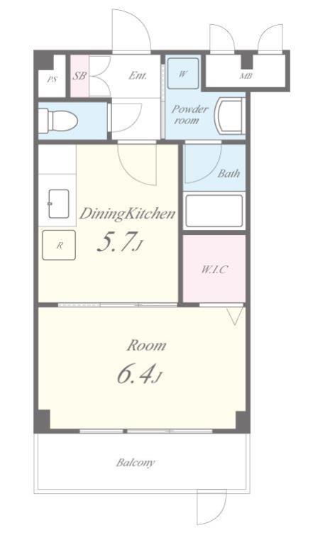 ベルデュール楓 間取り図