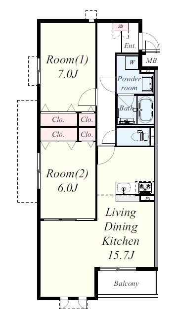 グランデェール 間取り図