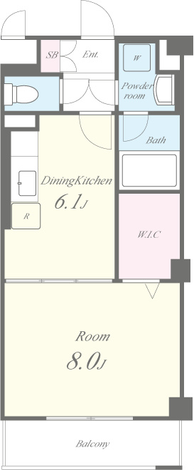エバーヒルズ　 間取り図