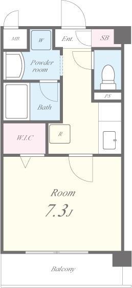 エスト・ドミール(大東市) 間取り図