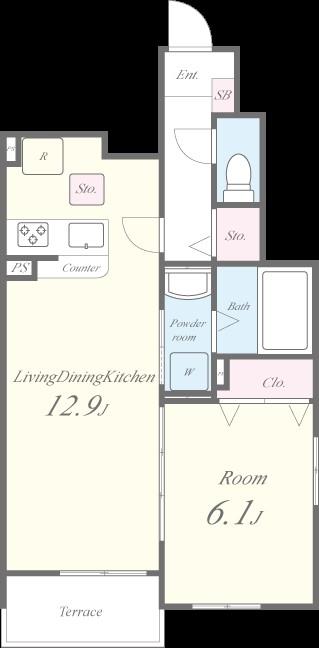 メゾン・デ・クール 間取り図
