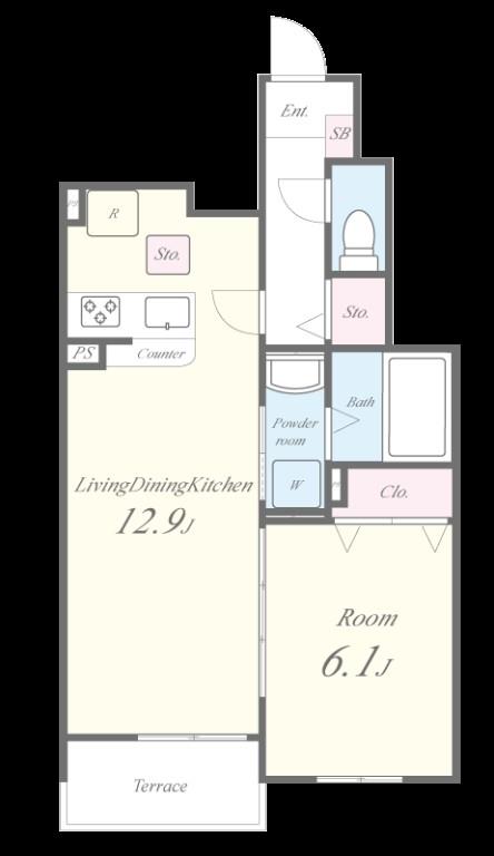 メゾン・デ・クール 間取り図