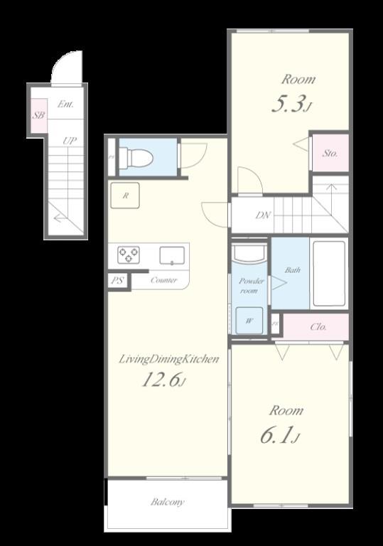 メゾン・デ・クール 間取り図