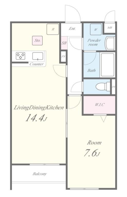 ルセリア豊中 間取り図