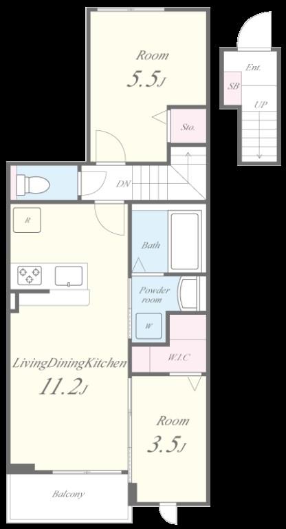 シャロームセブン平尾 間取り図