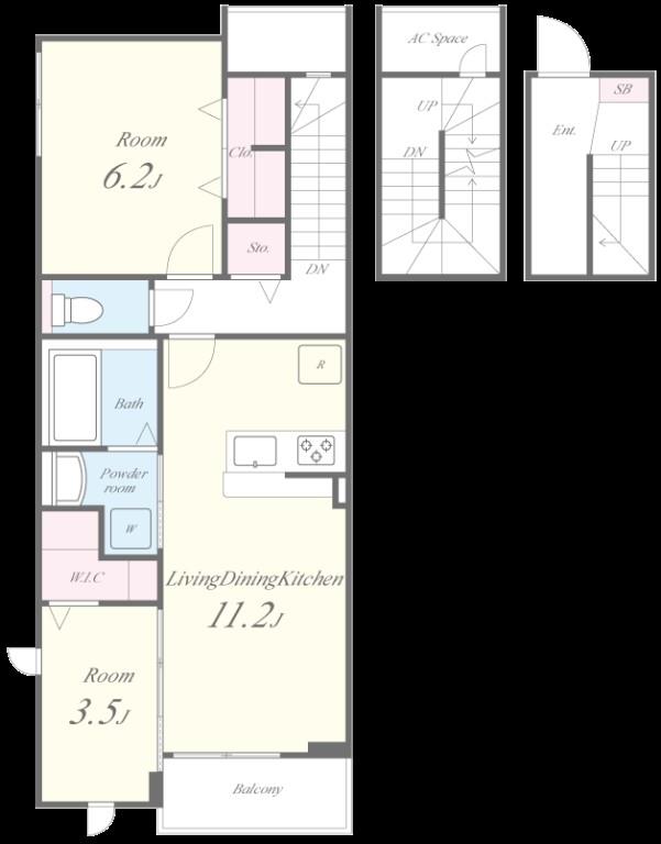 シャロームセブン平尾 間取り図