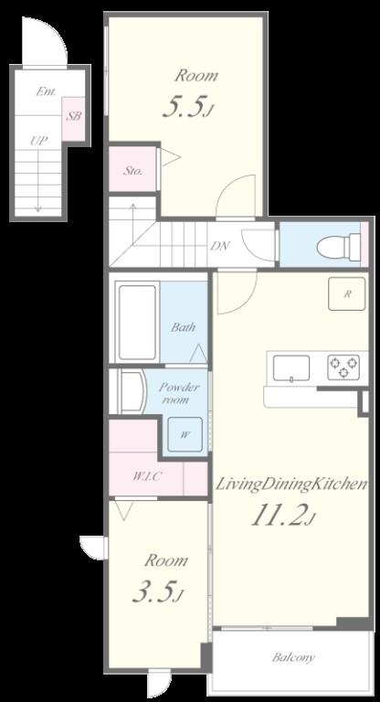 シャロームセブン平尾 間取り図