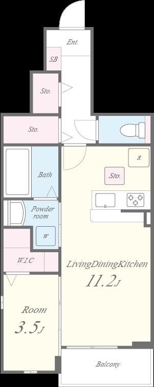 シャロームセブン平尾 間取り図