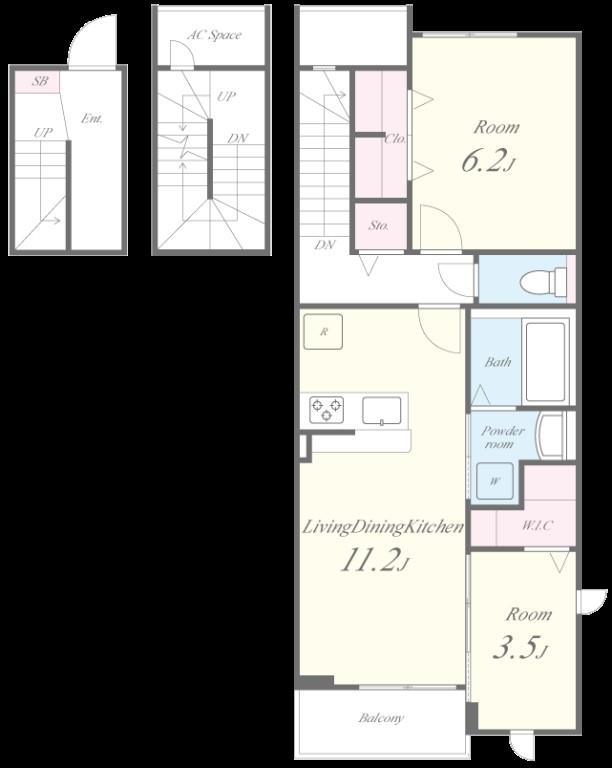 シャロームセブン平尾 間取り図