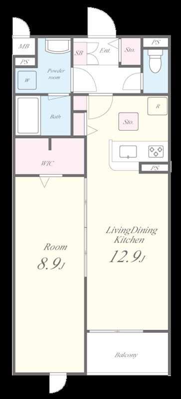 T annex 間取り図