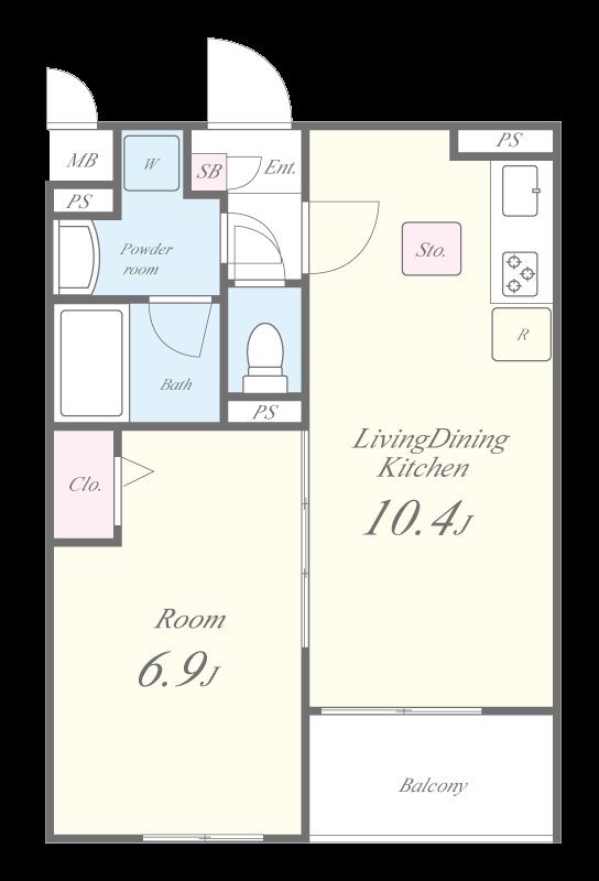 T annex 間取り図