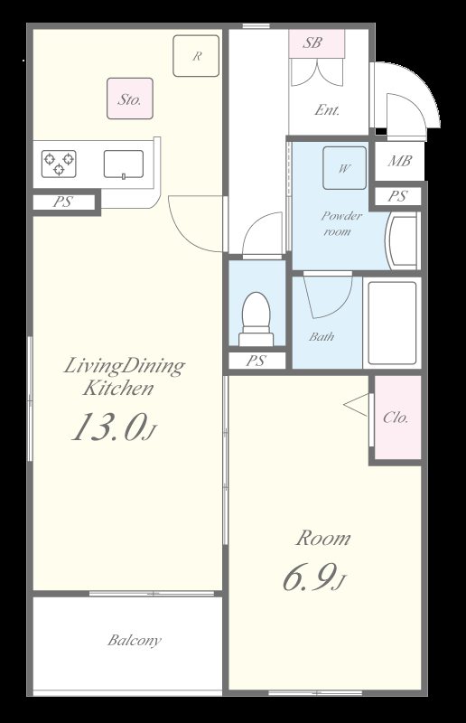 T annex 間取り図