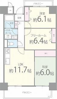 サン・フォレスト 203号室 間取り