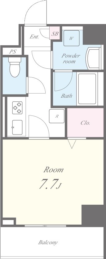 クレール 間取り図